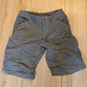 Men's Kuhl Renegade Hiking Shorts, size 32, khaki.